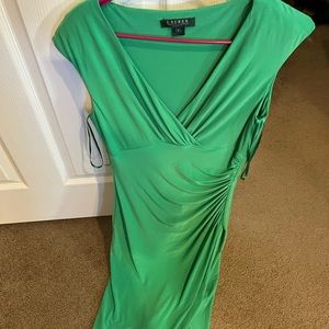 Pretty Green Ralph Lauren Size 8 Women’s Dress , Excellent Condition . Wore Once